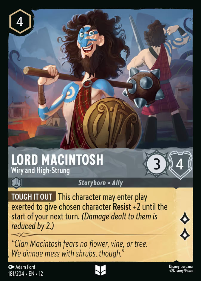 Lord Macintosh - Wiry and High-Strung - 181/204