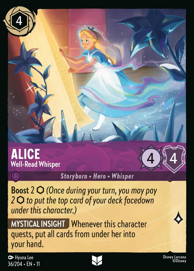 Alice - Well-Read Whisper - 36/204 - Cold Foil