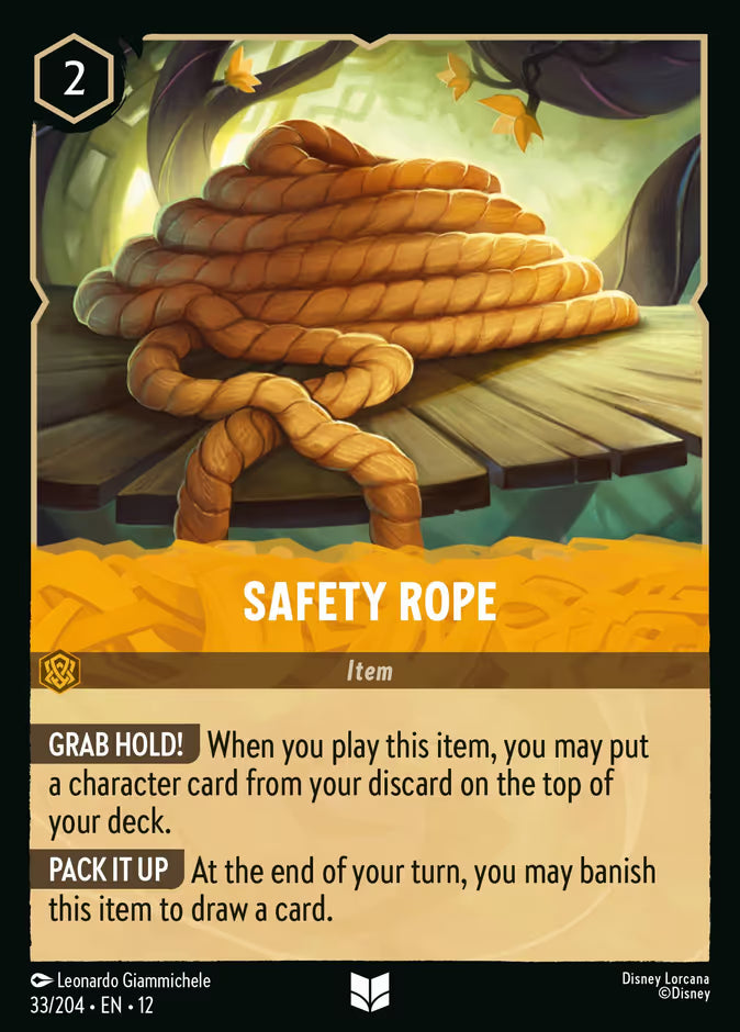 Safety Rope - 33/204 - Cold Foil