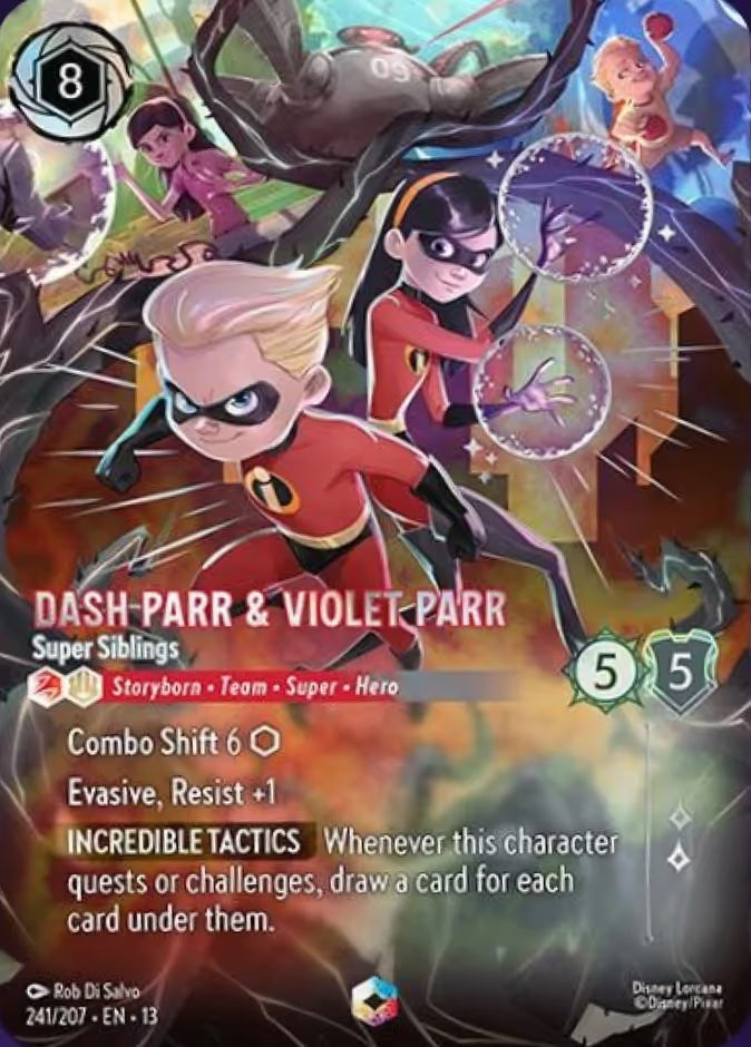 Dash Parr & Violet Parr - Super Siblings (Enchanted) - 241/207