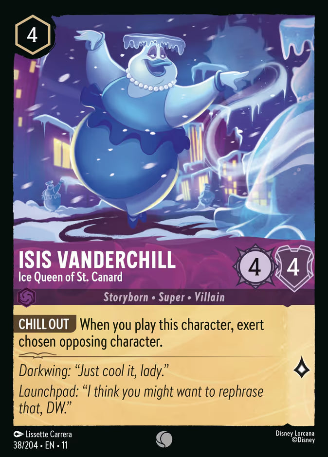 Isis Vanderchill - Ice Queen of St. Canard - 38/204 - Cold Foil