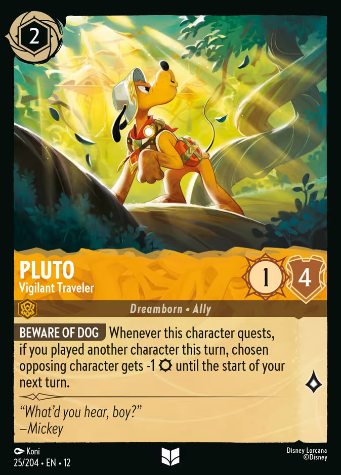Pluto - Vigilant Traveler - 25/204 - Cold Foil