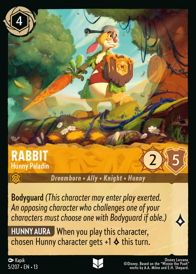 Rabbit - Hunny Paladin - 5/207 - Cold Foil