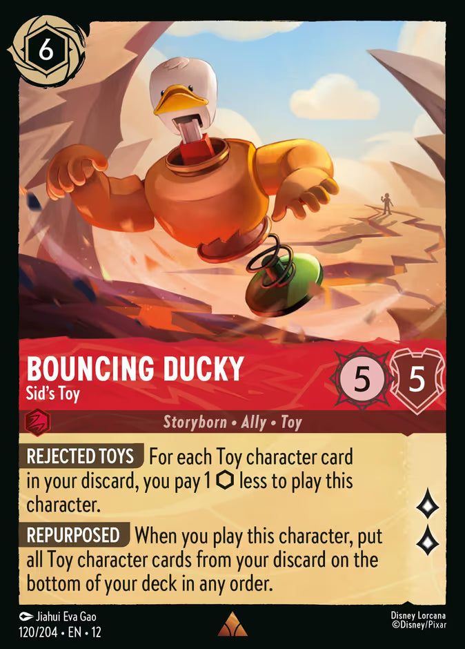 Bouncing Ducky - Sid's Toy - 120/204 - Cold Foil