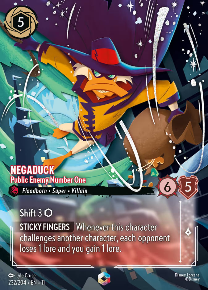 Negaduck - Public Enemy Number One (Enchanted) - 232/204