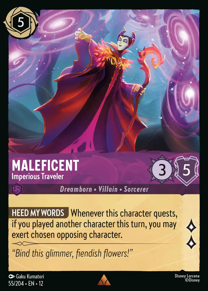 Maleficent - Imperious Traveler - 55/204 - Cold Foil