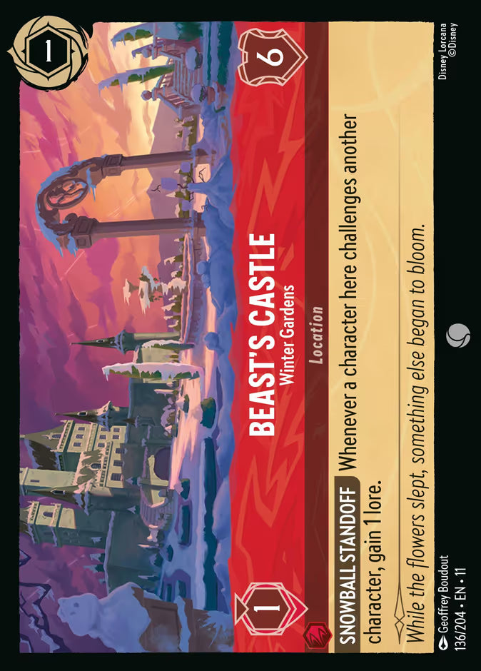 Beast's Castle - Winter Gardens - 136/204 - Cold Foil