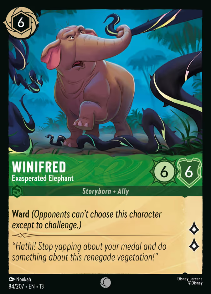 Winifred - Exasperated Elephant - 84/207