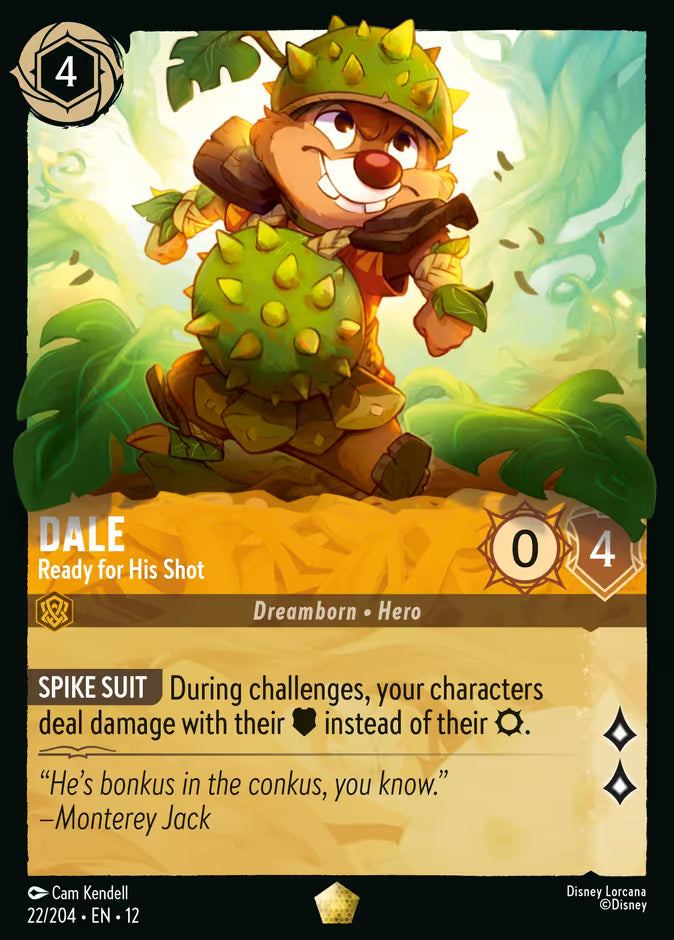 Dale - Ready for His Shot - 22/204 - Cold Foil