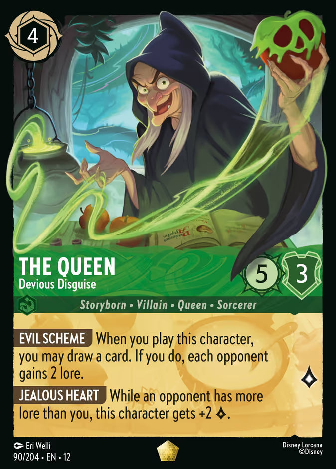 The Queen - Devious Disguise - 90/204 - Cold Foil