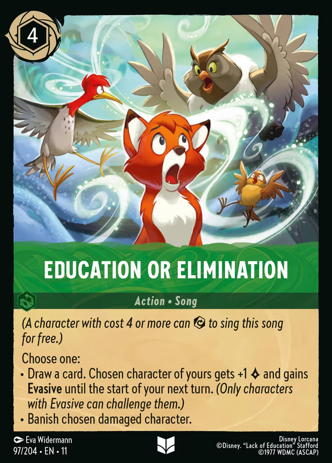 Education or Elimination - 97/204 - Cold Foil