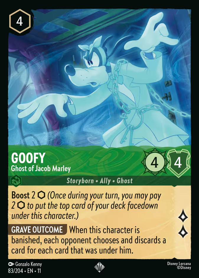 Goofy - Ghost of Jacob Marley - 83/204 - Cold Foil