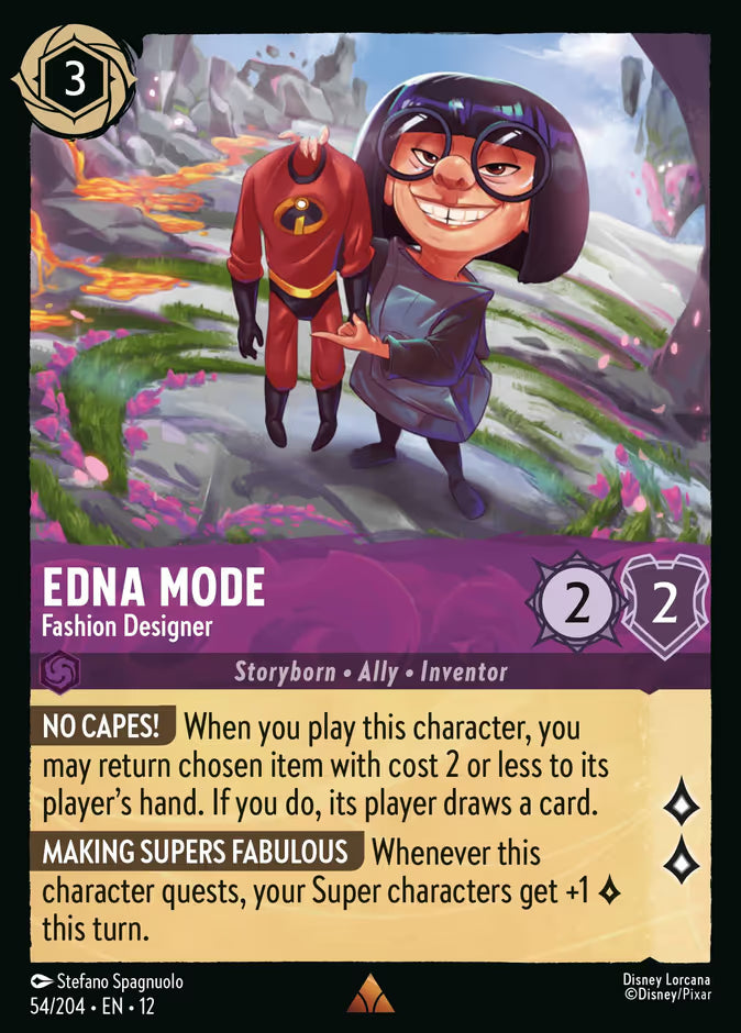 Edna Mode - Fashion Designer - 54/204 - Cold Foil