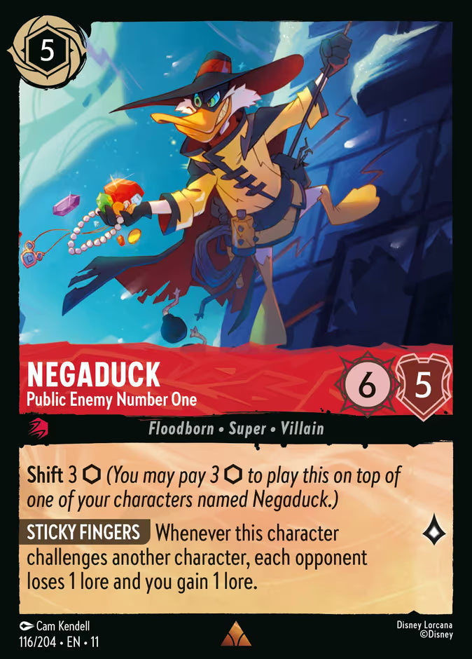 Negaduck - Public Enemy Number One - 116/204 - Cold Foil
