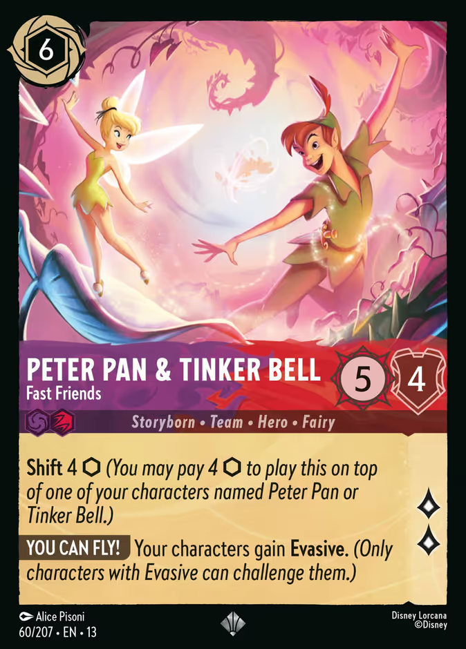 Peter Pan & Tinker Bell - Fast Friends - 60/207