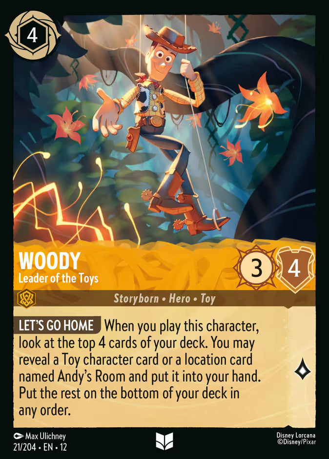 Woody - Leader of the Toys - 21/204 - Cold Foil