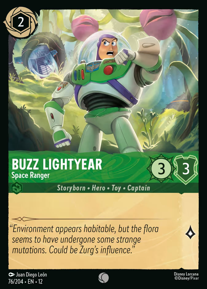 Buzz Lightyear - Space Ranger - 76/204 - Cold Foil