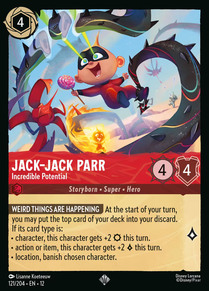 Jack-Jack Parr - Incredible Potential - 121/204