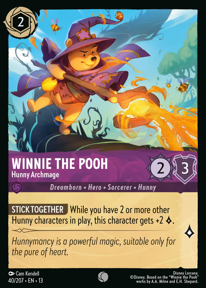 Winnie the Pooh - Hunny Archmage - 40/207 - Cold Foil