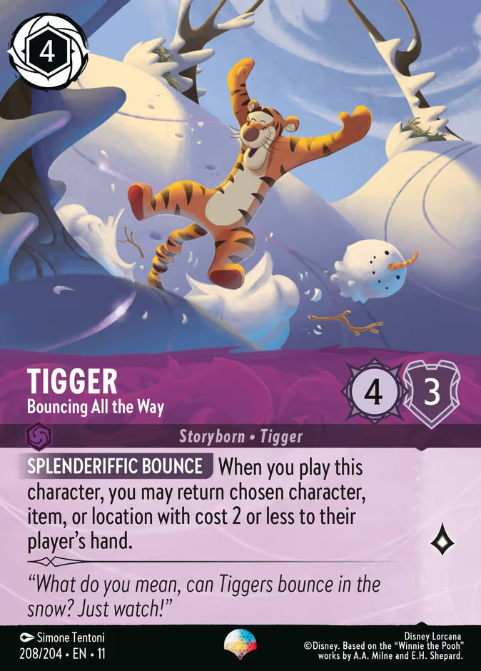 Tigger - Bouncing All the Way (Epic) - 208/204