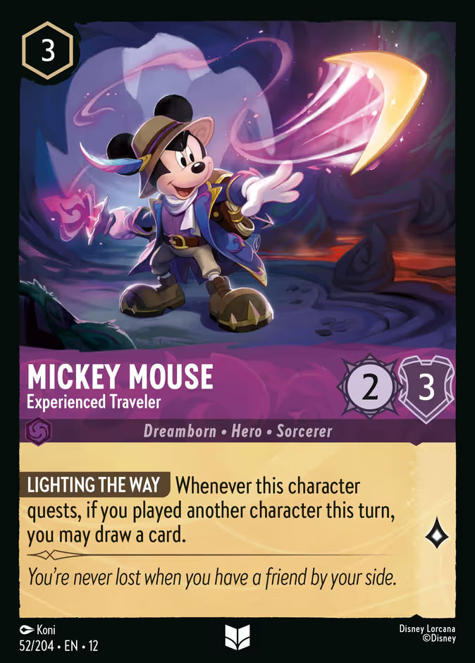 Mickey Mouse - Experienced Traveler - 52/204 - Cold Foil