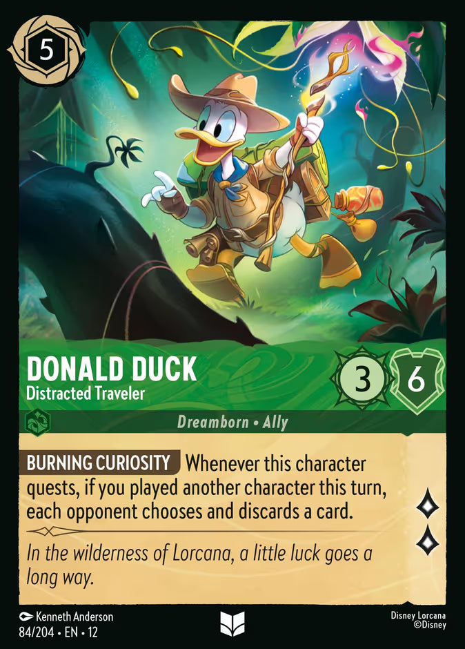 Donald Duck - Distracted Traveler - 84/204