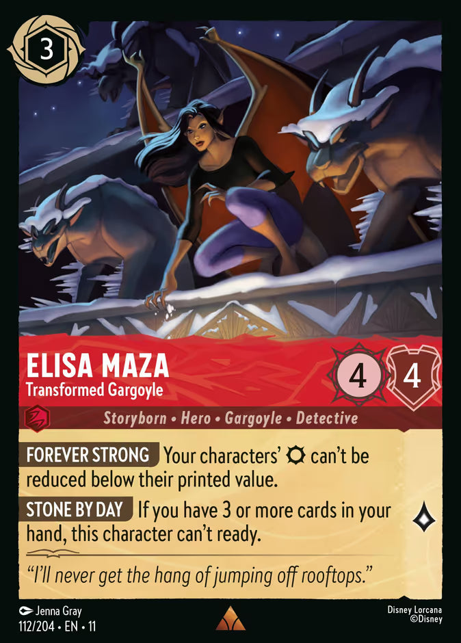 Elisa Maza - Transformed Gargoyle - 112/204