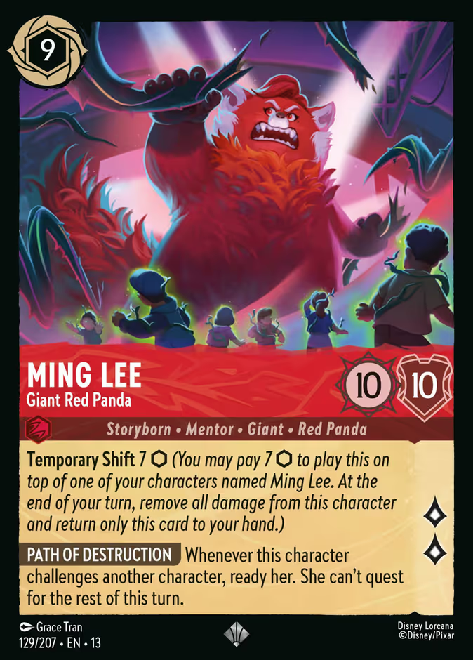 Ming Lee - Giant Red Panda - 129/207
