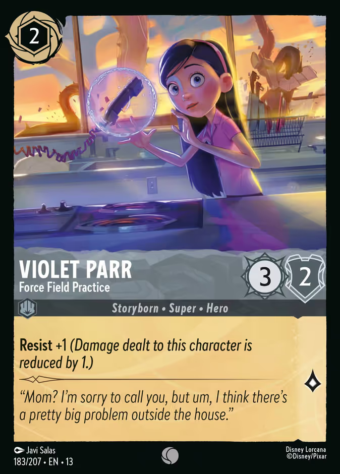 Violet Parr - Force Field Practice - 183/207 - Cold Foil