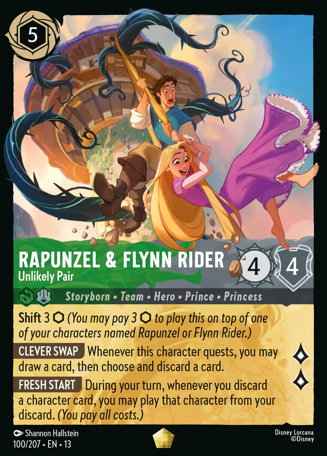 Rapunzel & Flynn Rider - Unlikely Pair - 100/207