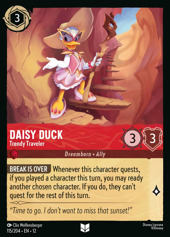 Daisy Duck - Trendy Traveler - 115/204 - Cold Foil