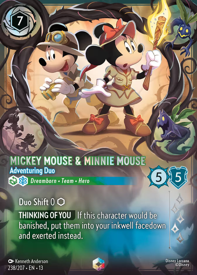 Mickey Mouse & Minnie Mouse - Adventuring Duo (Enchanted) - 238/207