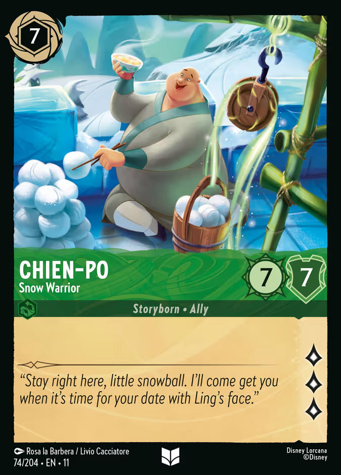 Chien-Po  - Snow Warrior - 74/204 - Cold Foil