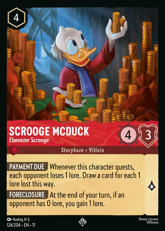 Scrooge McDuck - Ebenezer Scrooge - 124/204