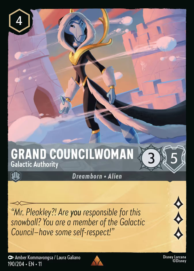 Grand Councilwoman - Galactic Authority - 190/204 - Cold Foil