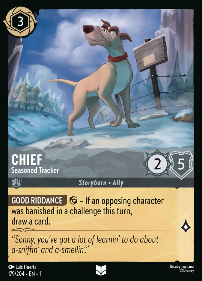 Chief - Seasoned Tracker - 179/204 - Cold Foil