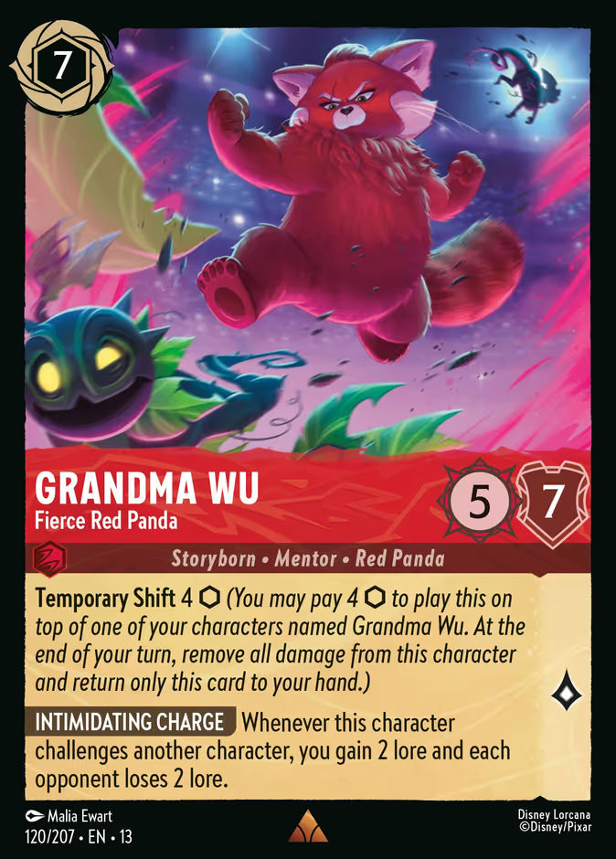 Grandma Wu - Fierce Red Panda - 120/207