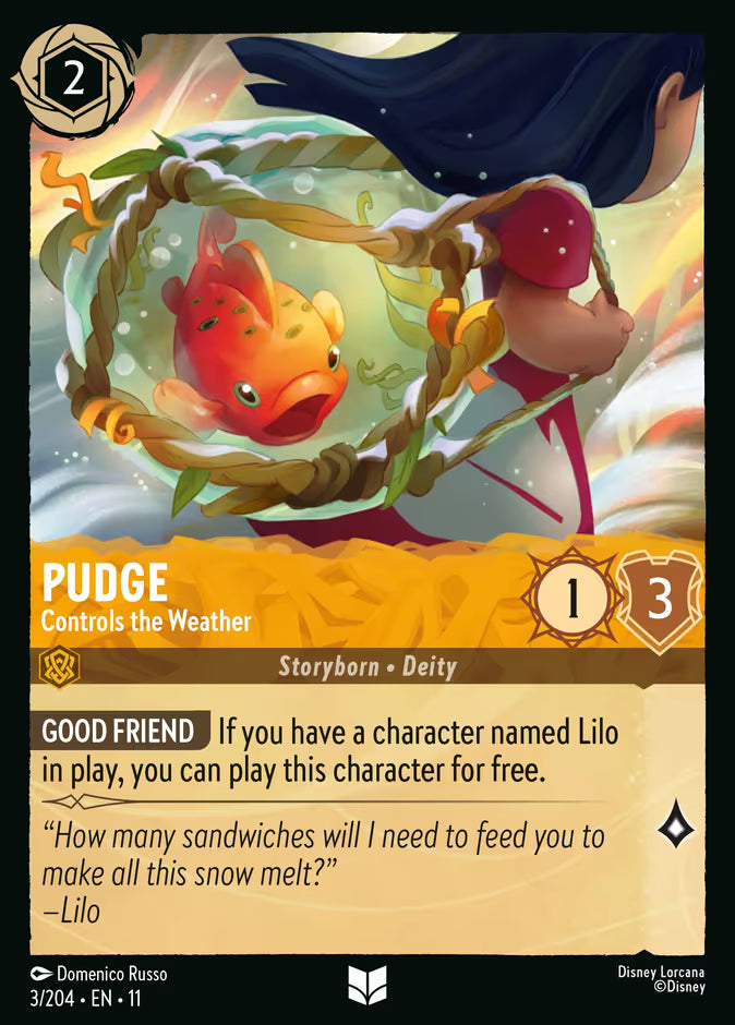 Pudge - Controls the Weather - 3/204 - Cold Foil
