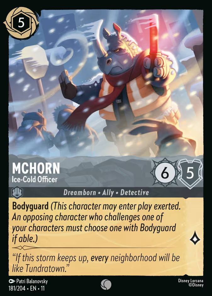 McHorn - Ice-Cold Officer - 181/204 - Cold Foil