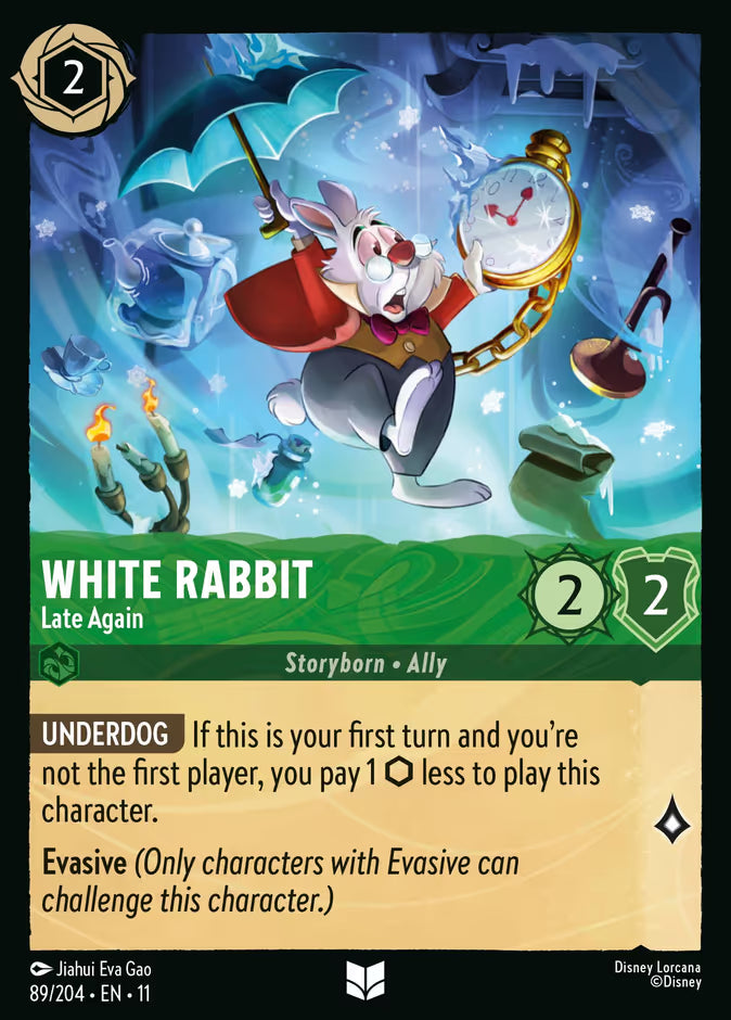 White Rabbit - Late Again - 89/204 - Cold Foil