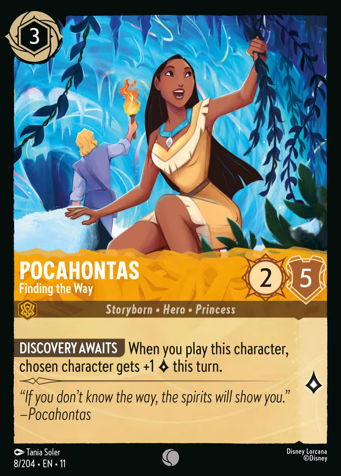 Pocahontas - Finding the Way - 8/204 - Cold Foil