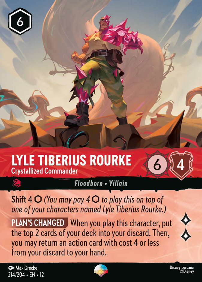 Lyle Tiberius Rourke - Crystallized Commander (Epic) - 214/204