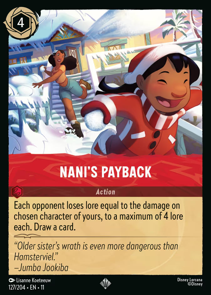Nani's Payback - 127/204 - Cold Foil