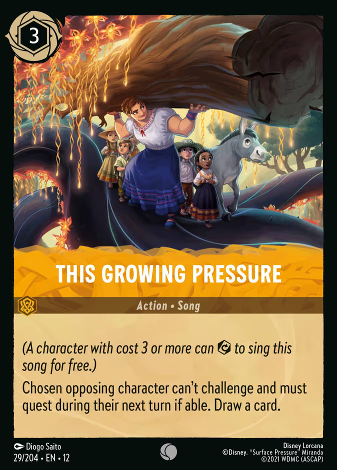 This Growing Pressure - 29/204 - Cold Foil