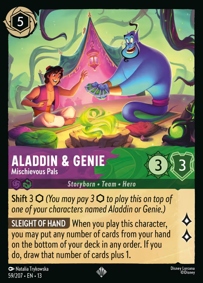 Aladdin & Genie - Mischievous Pals - 59/207