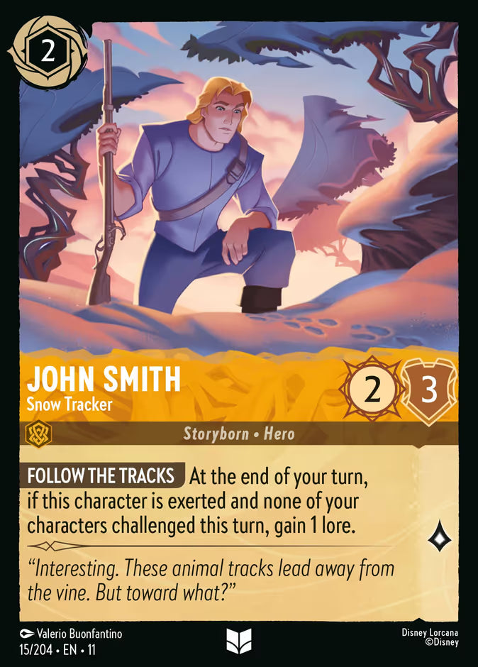 John Smith - Snow Tracker - 15/204 - Cold Foil