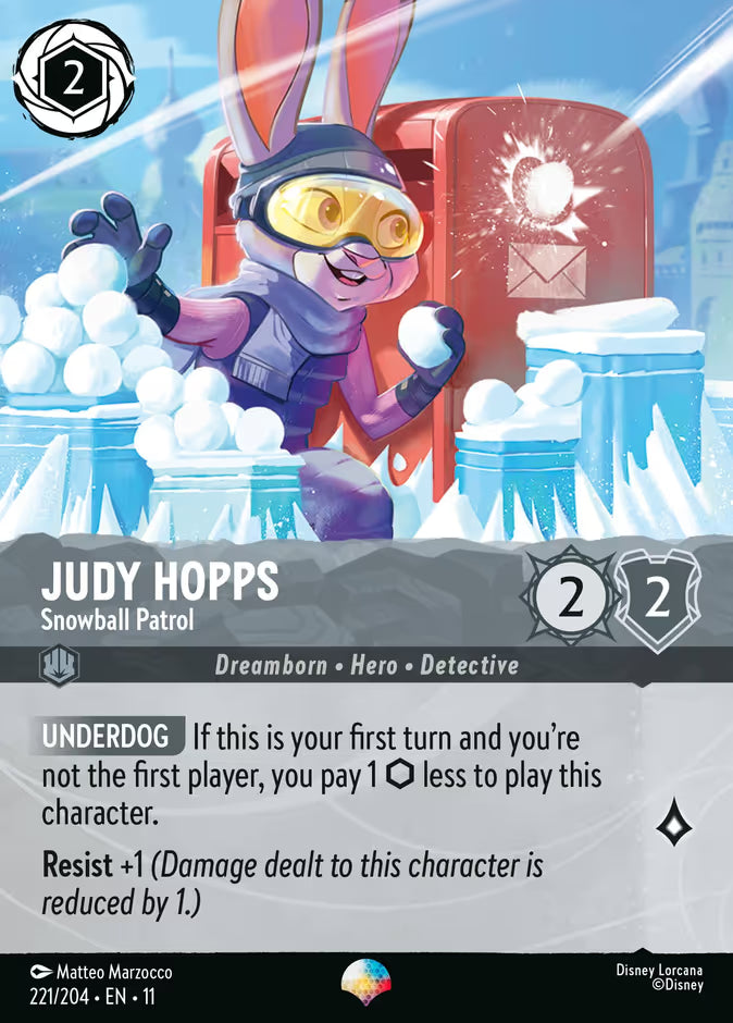 Judy Hopps - Snowball Patrol (Epic) - 221/204