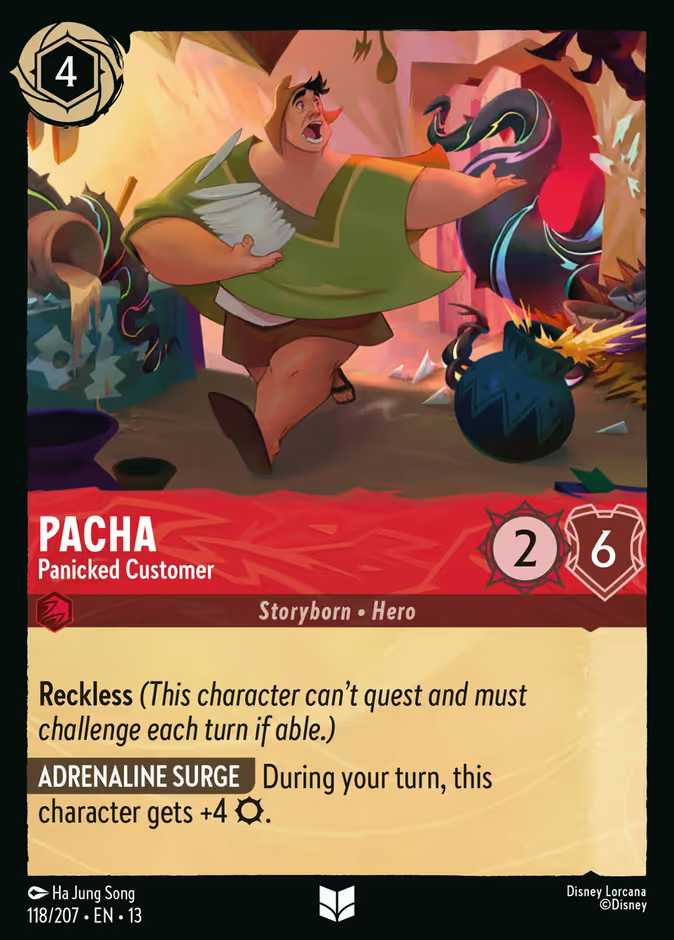Pacha - Panicked Customer - 118/207