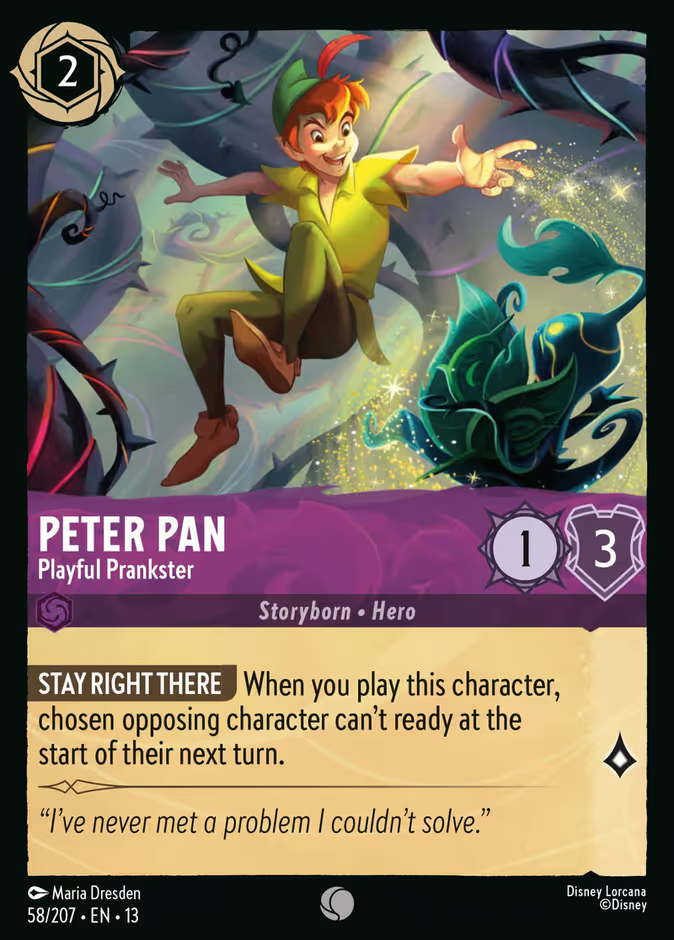 Peter Pan - Playful Prankster - 58/207