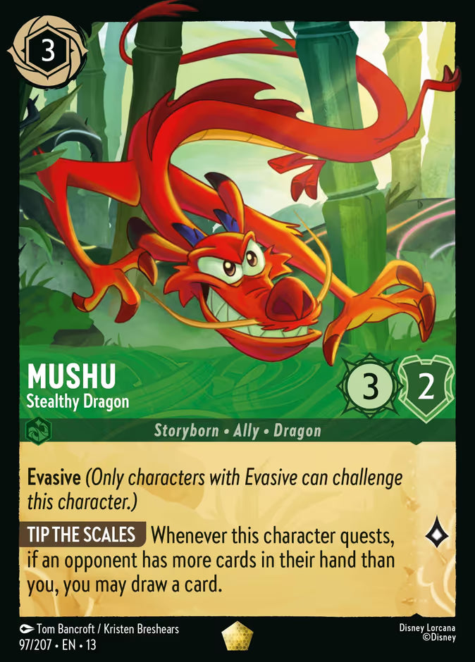 Mushu - Stealthy Dragon - 97/207